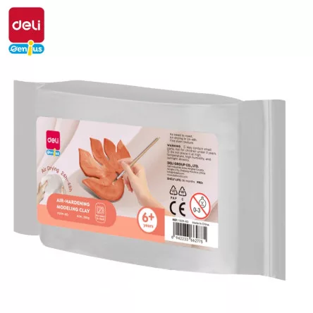 Deli levegőn száradó gyurma, 250 g - terrakotta
