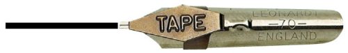 Leonardt "Tape" ferdén vágott tollszemek, több méretben, 1 mm