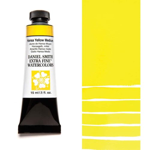 Daniel Smith akvarellfesték, tubusos - 15 ml, Hansa Yellow Medium