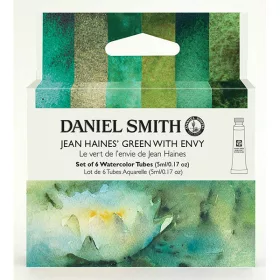   Daniel Smith akvarellfesték készlet, 6 x 5 ml - Jean Haines' Green with Envy