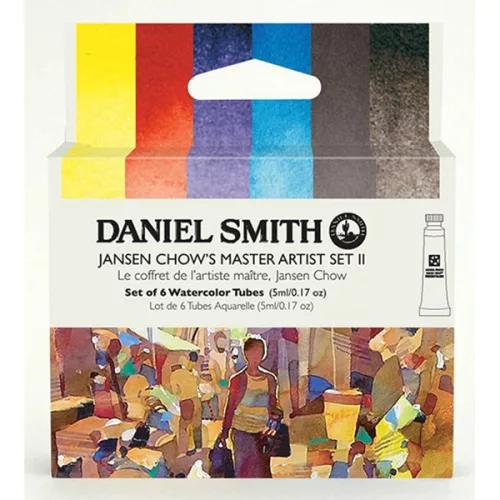 Daniel Smith akvarellfesték készlet, 6 x 5 ml - Jansen Chow II.