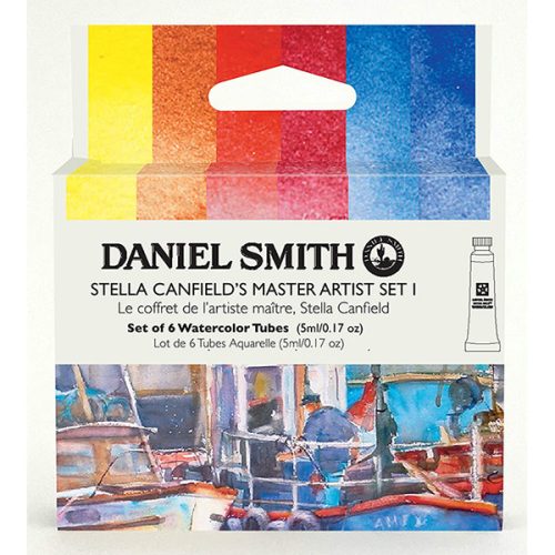 Daniel Smith akvarellfesték készlet, 6 x 5 ml - Stella Canfield I.