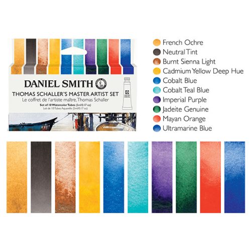 Daniel Smith akvarellfesték készlet, 10 x 5 ml - Thomas Schaller