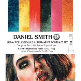   Daniel Smith akvarellfesték készlet, 6 x 5 ml - Lesya Poplavskaya