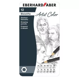 Eberhard Faber grafitceruza, fémdobozban - 12 db