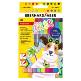 Eberhard Faber filctoll, kétvégű - 20 db