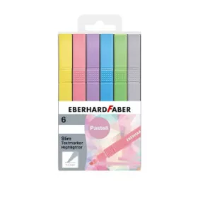 Eberhard Faber szövegkiemelő, slim - 6 db
