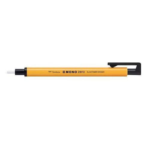 Tombow Mono Zero precíziós radír kör alakú töltettel, Neon narancs