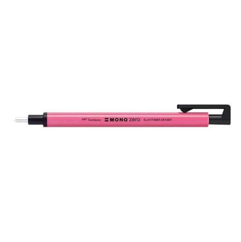 Tombow Mono Zero precíziós radír kör alakú töltettel, Neon pink