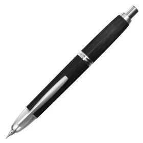 Pilot Capless Wooden töltőtoll - M, fekete