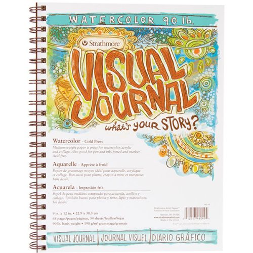 Strathmore 400 Visual Journal - akvarell, 190 g