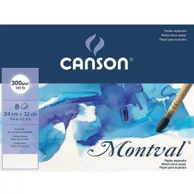 Canson Montval akvarell papír tömb, 300g, 12 lap
