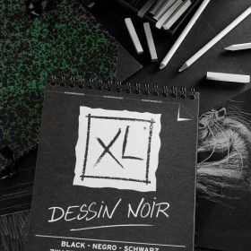 Canson XL Dessin Noir fekete lapos rajztömb