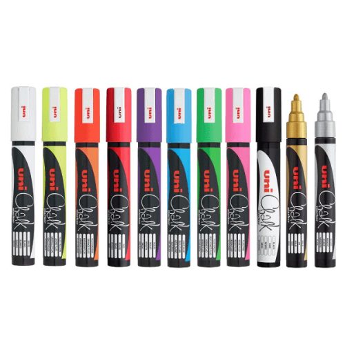 Uni Chalk folyékony kréta filc közepes heggyel - PWE-5M