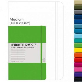 Leuchtturm Medium Notebook, pontozott lapos - több színben