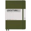 Leuchtturm Medium Notebook, pontozott lapos - több színben