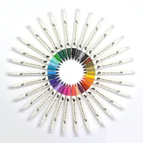 Pentel Brush Sign Twin kéthegyű ecsetfilc - színenként