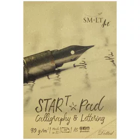 SMLT Start kalligráfia tömb, 90 g - pontozott