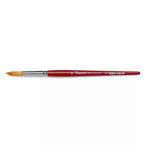 Tintoretto 785 Golden Taklon szintetikus ecset - kerek