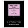 Arches 100% pamut akvarelltömb, 185 g, 12 lapos - melegen préselt, 21x29,7 cm (A4)