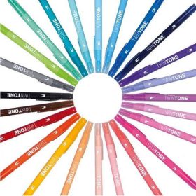 Tombow TwinTone kéthegyű marker színenként