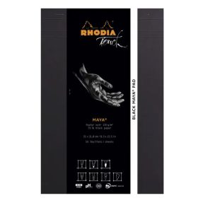   Clairefontaine Rhodia Touch black MAYA tömb - több méretben