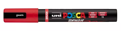 Uni Posca ecsetvégű dekormarkerek - 1 - 4 mm hegyvastagság (PC-5BR)