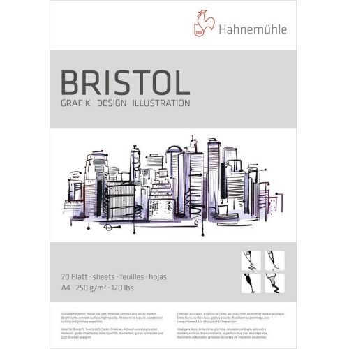 Hahnemühle Bristol papírtömb - 250g, 20 lap