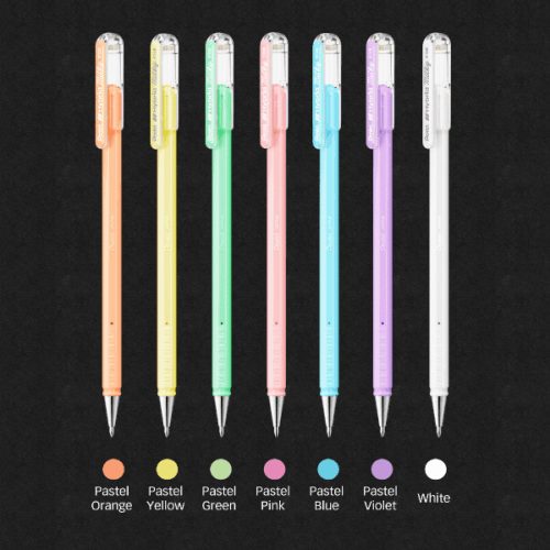 Pentel Hybrid Milky pasztell színű zselés tollak