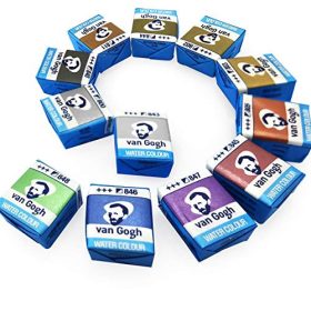   Talens Van Gogh fémes és irizáló akvarell festék színenként