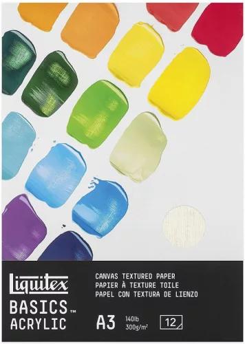 Liquitex Basics akriltömb többféle méretben, 300gsm