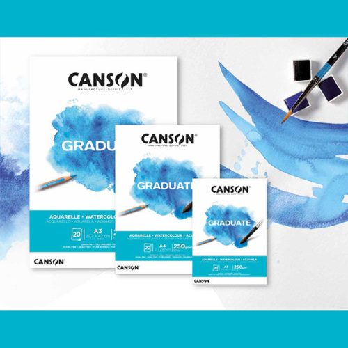 Canson Graduate akvarellpapír tömb, 250 g