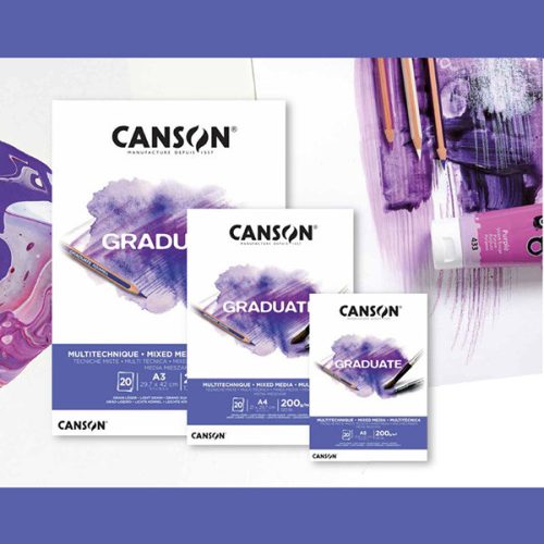Canson Graduate Mix-Media papírtömb, fehér