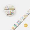 BGM Washi Tape eltávolítható ragasztószalag, holo/arany fóliázott