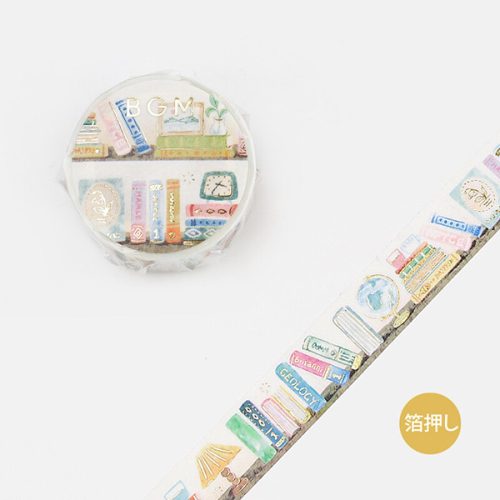 BGM Washi Tape eltávolítható ragasztószalag, holo/arany fóliázott