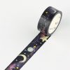 BGM Washi Tape eltávolítható ragasztószalag, holo/arany fóliázott