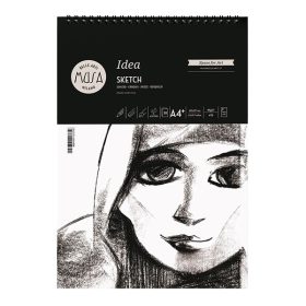   MUSA Idea Jumbo spirálos vázlattömb, 90 g, több méretben