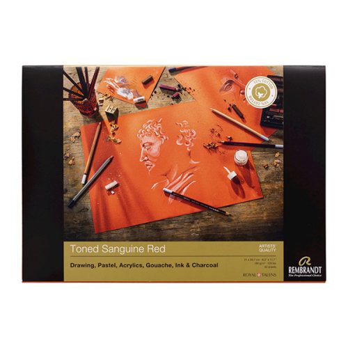 Talens Rembrandt színezett papírtömb, A4, több színben