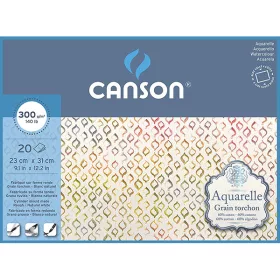 Canson Aquarelle 60% pamut akvarellpapír, hidegen préselt
