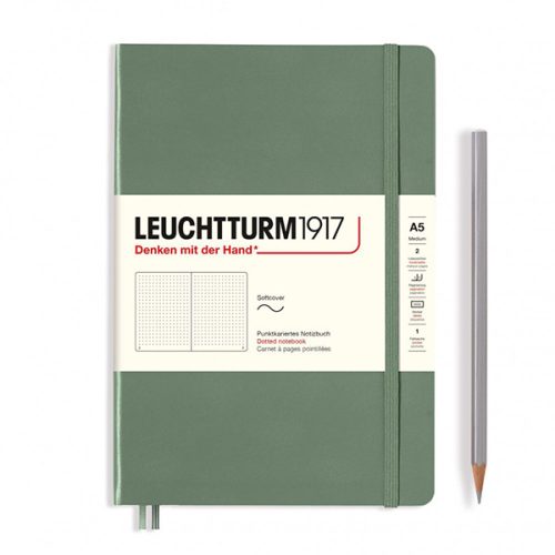 Leuchtturm puha borítós pontozott füzet, A5