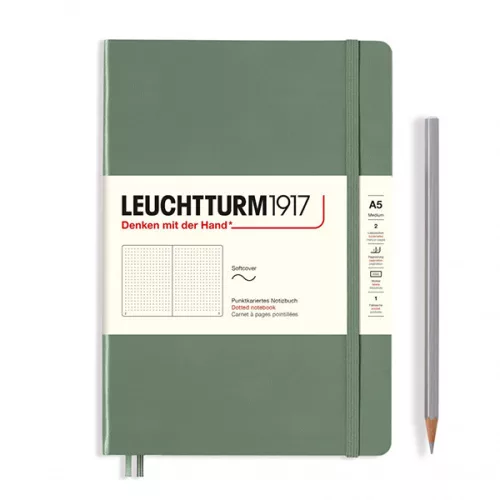Leuchtturm puha borítós pontozott füzet, A5