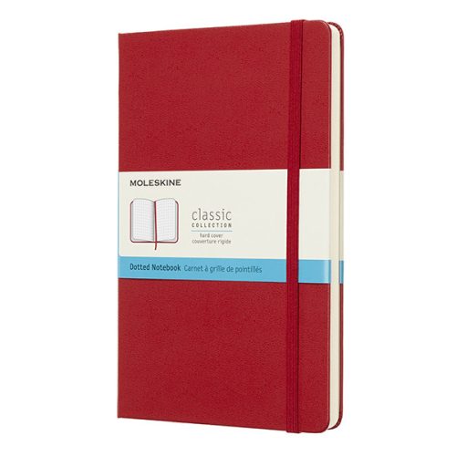 Moleskine Klasszikus Notebook, pontozott - kemény borító, 13 x 21 cm