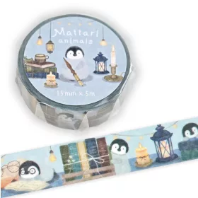 NB Co. Washi tape, 15 mm x 5 m - Cuki állatok