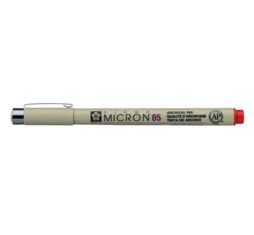 Sakura Pigma Micron toll, piros