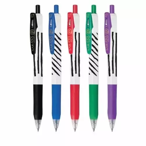 Zebra Sarasa Clip, 0.7 mm - Zebra csíkos - több színben