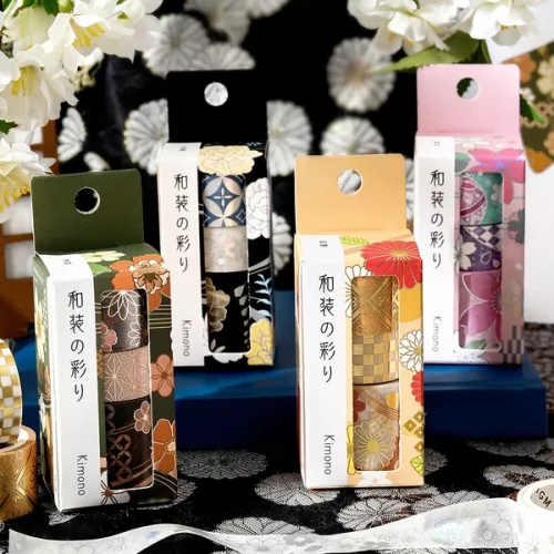 BGM Washi Tape szett, 3 db - Kimono