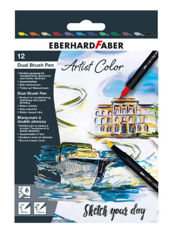 Eberhard Faber akvarellfilc, kétvégű - többféle kiszerelésben