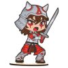 GRAPH'IT Chibi figura színező készlet - Samurai