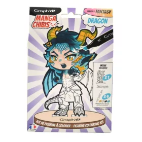 GRAPH'IT Chibi figura színező készlet - Sárkány