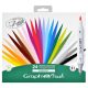 GRAPH'IT Brush kétvégű alkoholos marker, 24 db-os készlet - Alapszínek